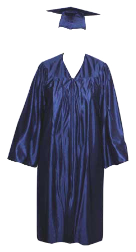 High School Gown - ROYAL BLUE
