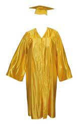 High School Gown - YELLOW GOLD